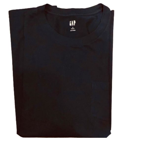 GAP Mens Navy Blue Short Sleeve Crewneck Pocket T-Shirt Sz XL - Picture 1 of 7
